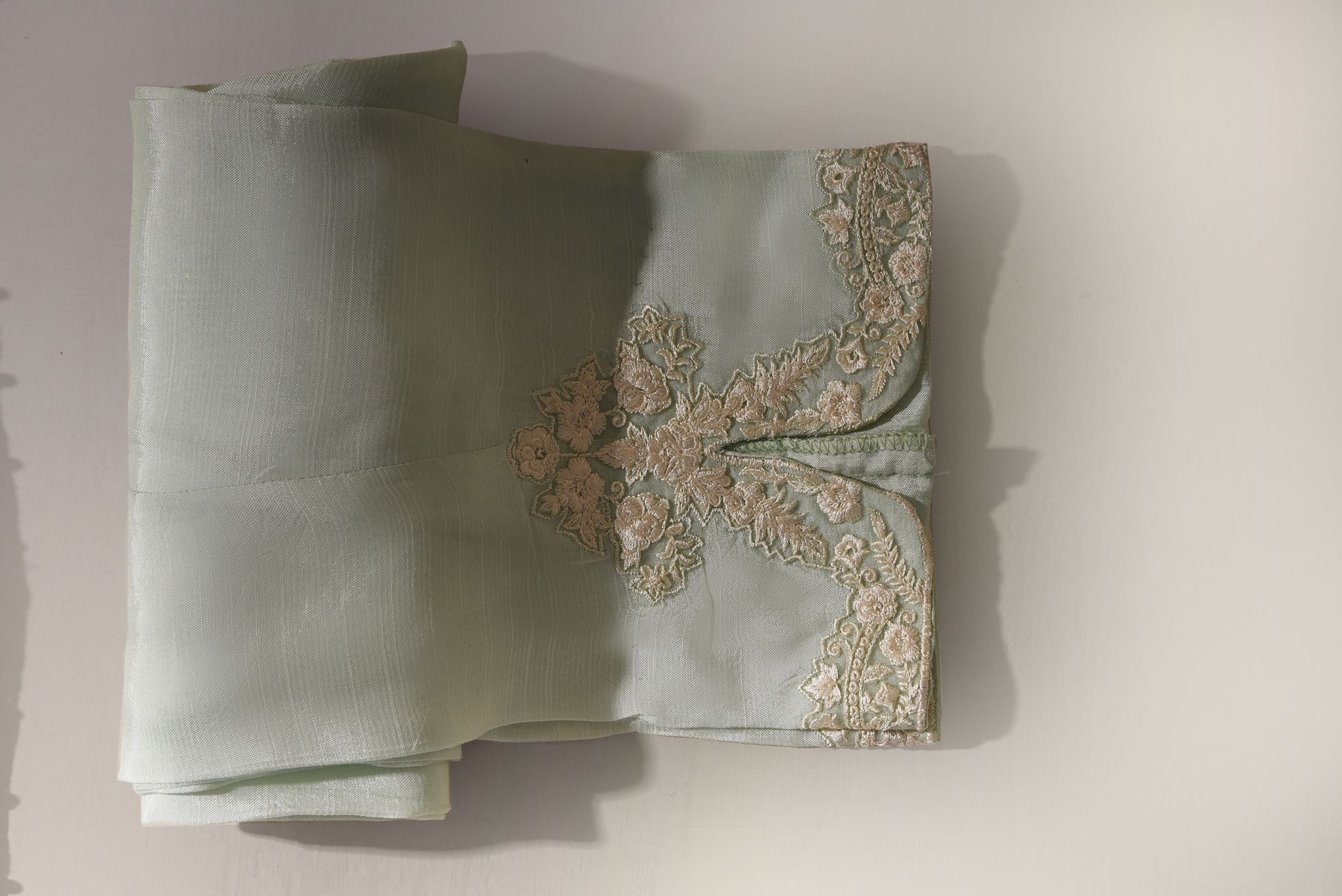 Areesha Embossed Ice Green - Image 4