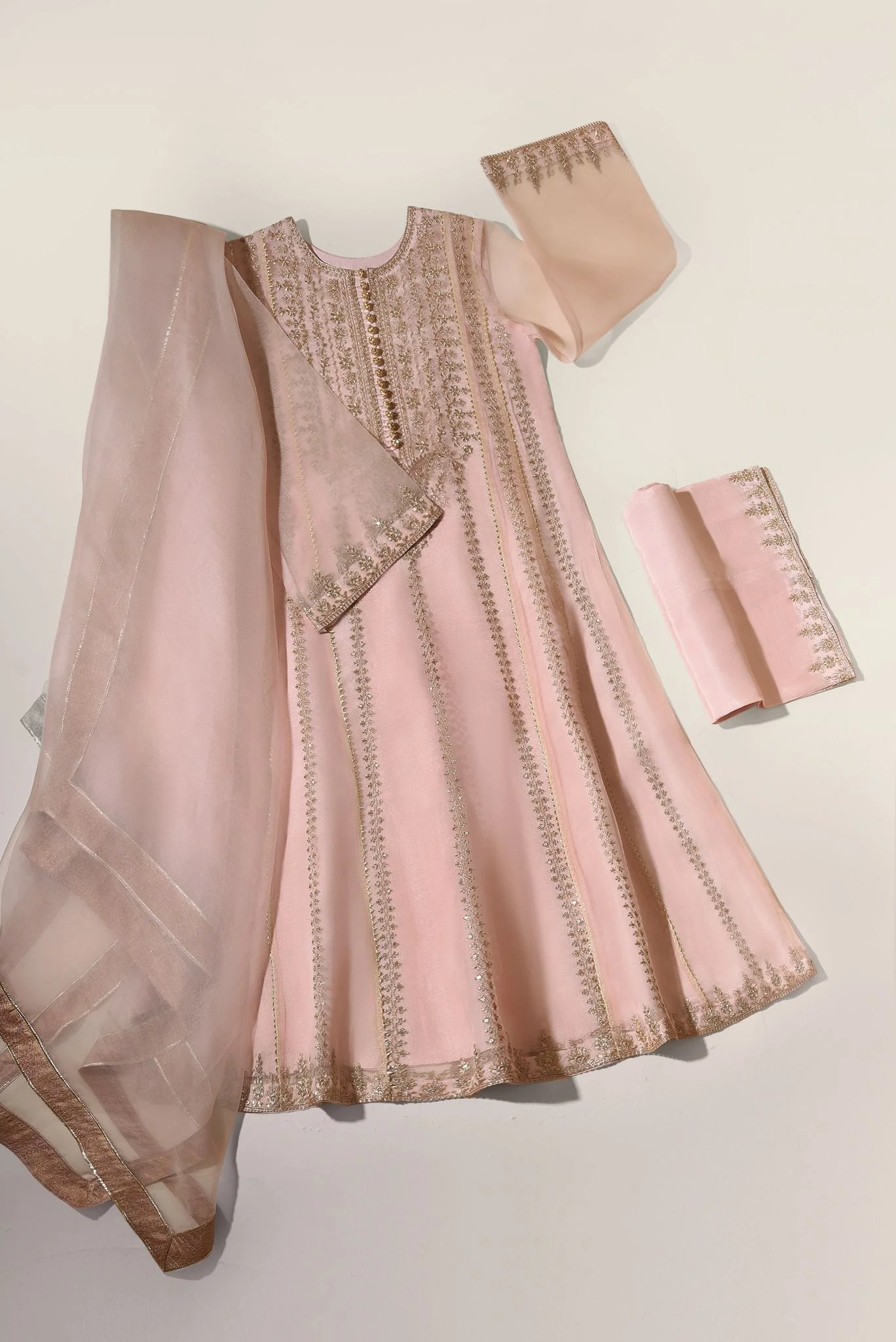 Bahar teapink ( organza )