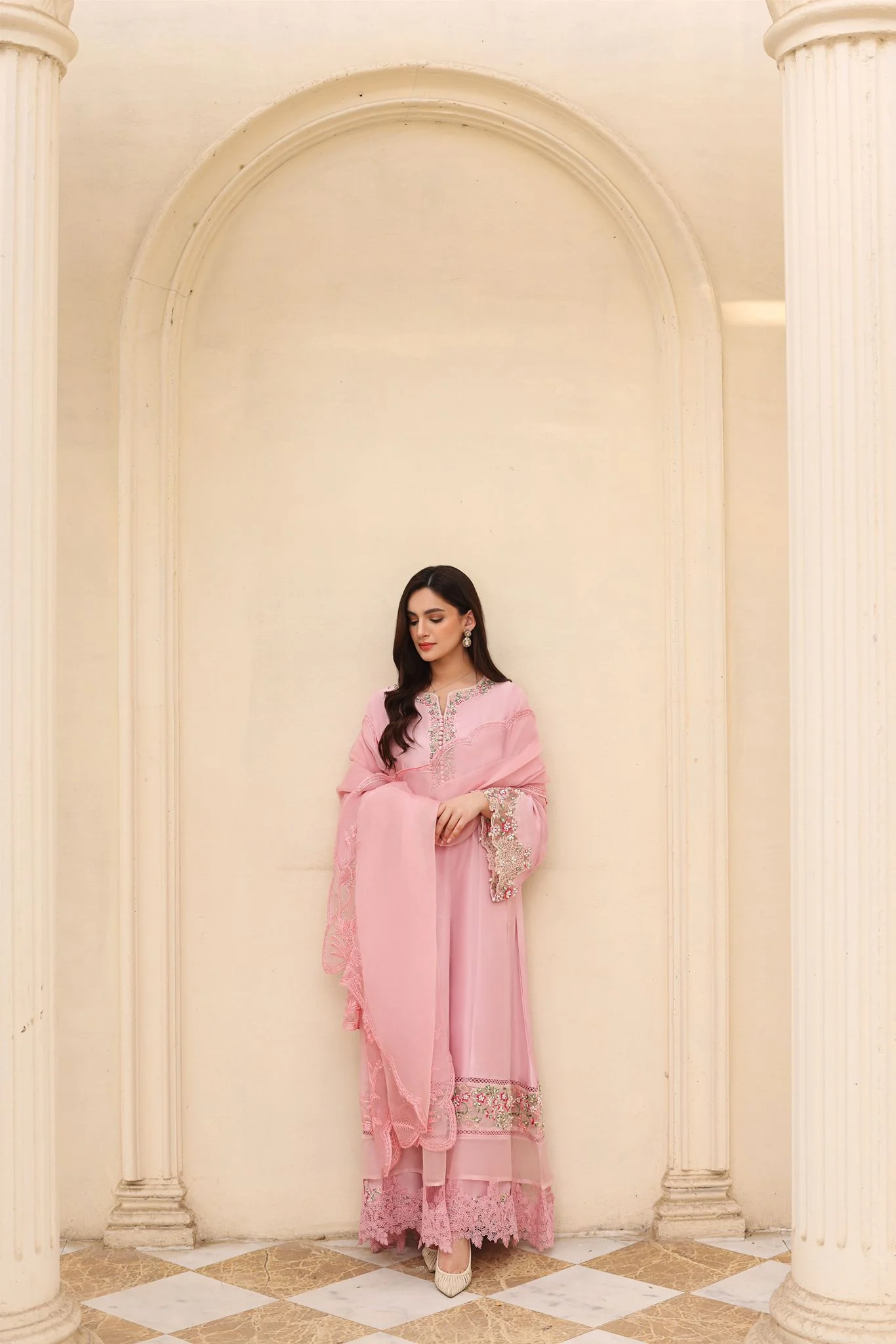 Blush Pink Pishwas