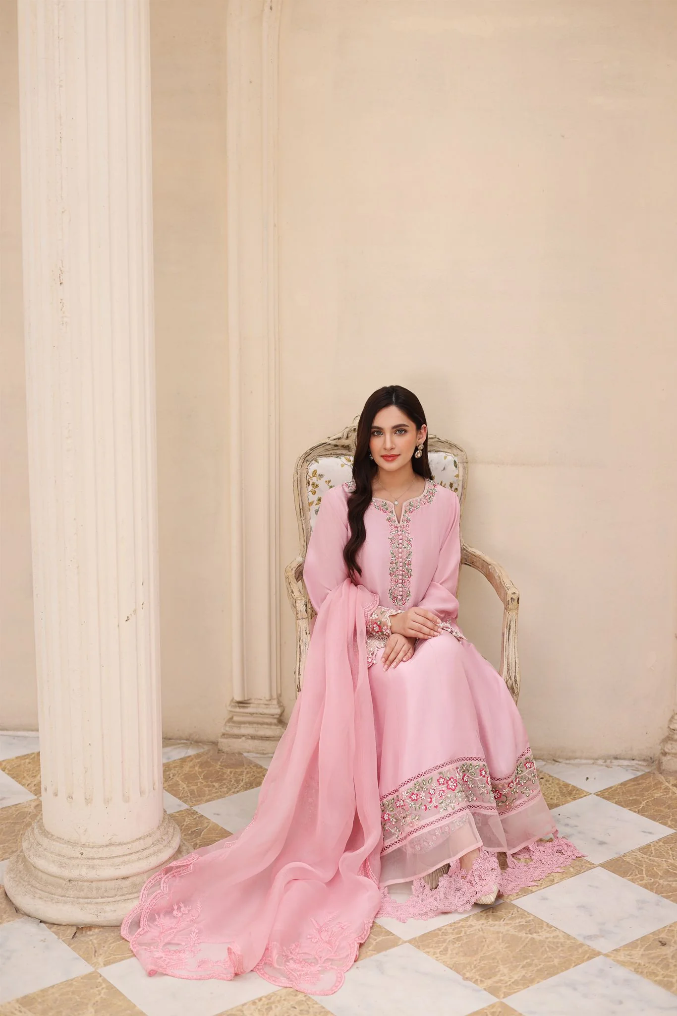 Blush Pink Pishwas - Image 4