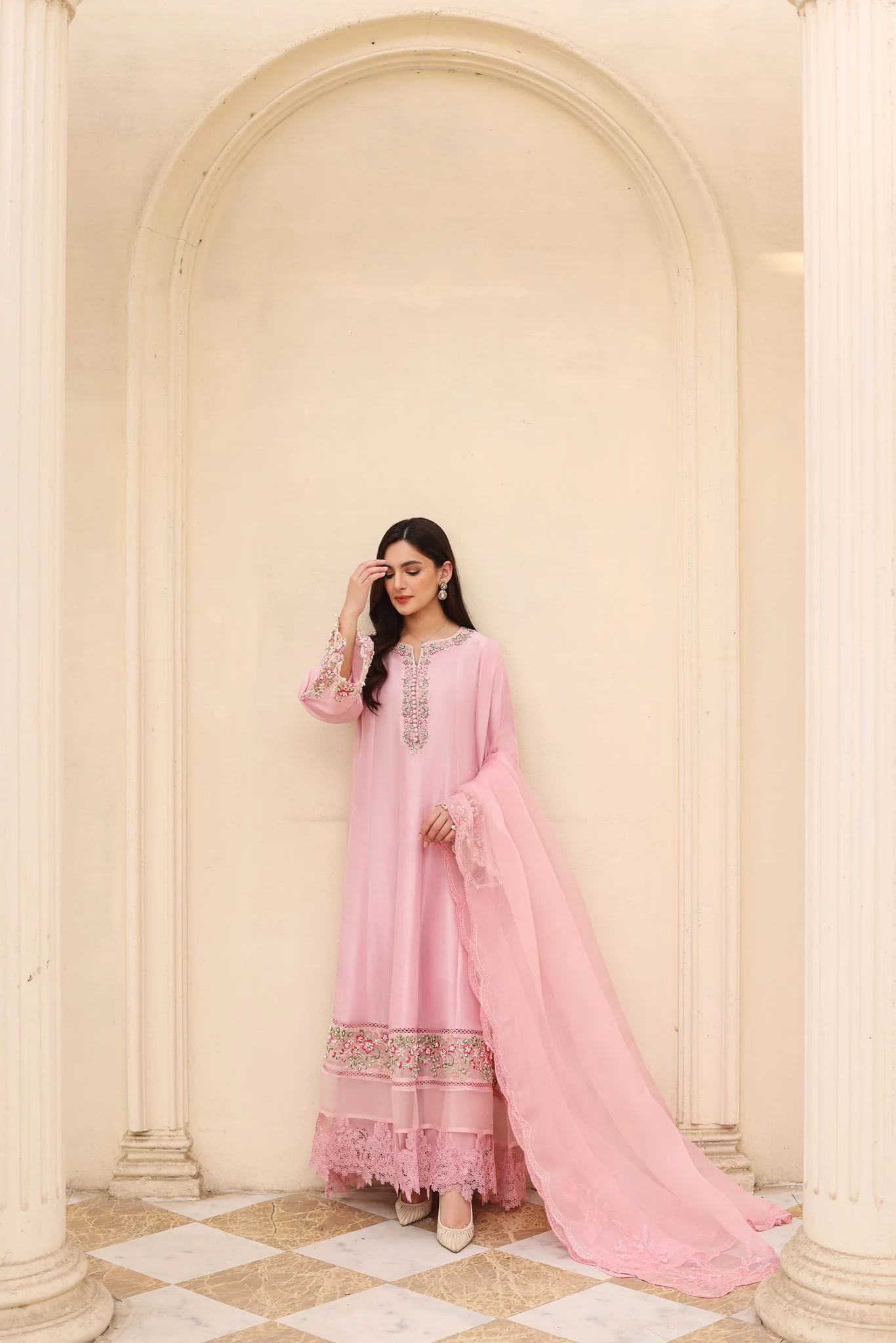 Blush Pink Pishwas - Image 5