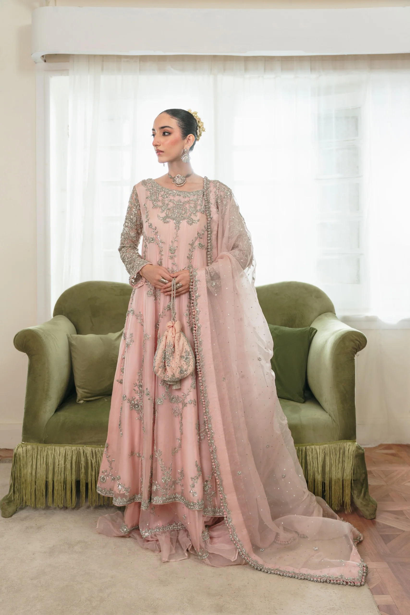 Blush Pink Rashmeen Silver - Image 6