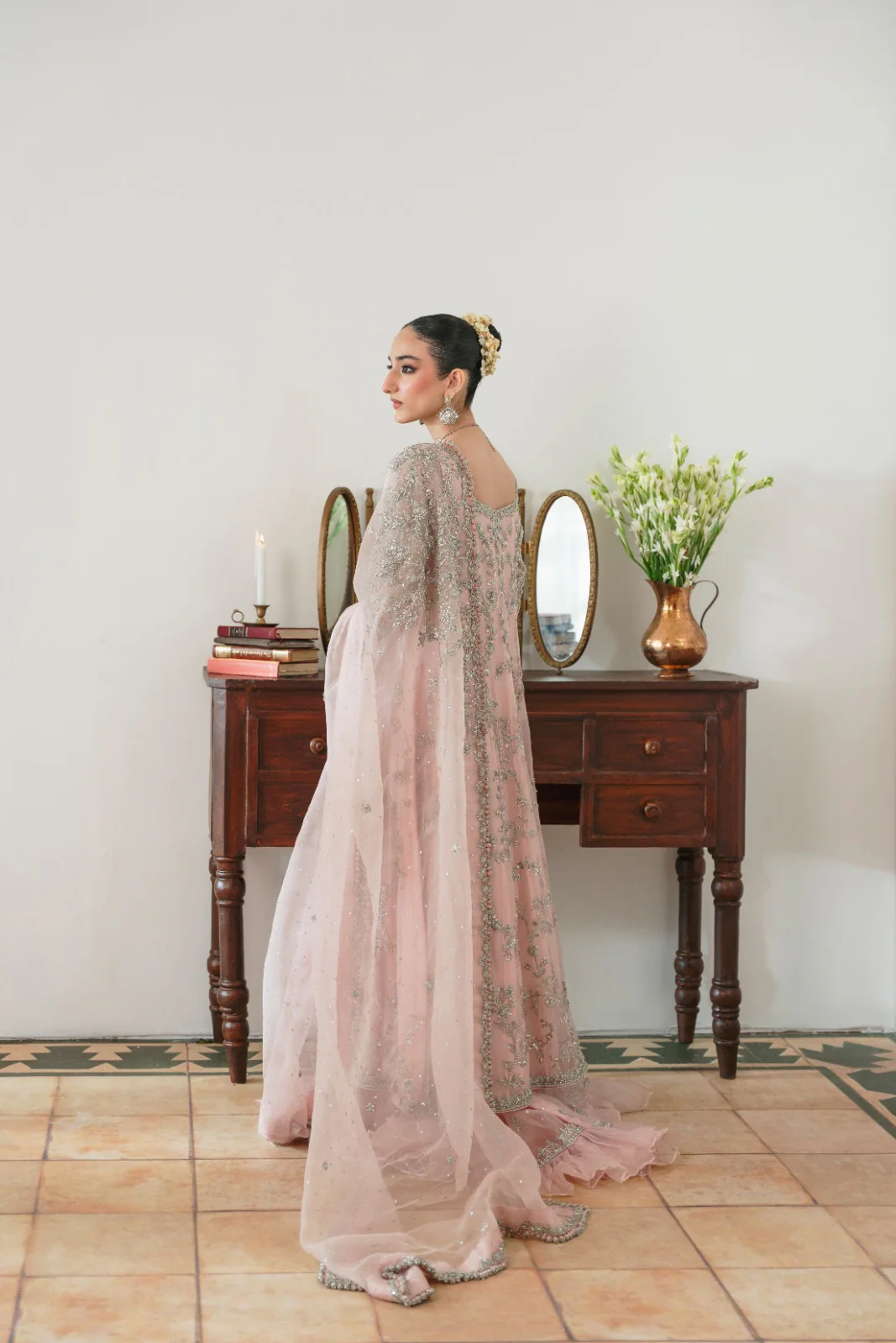 Blush Pink Rashmeen Silver - Image 7