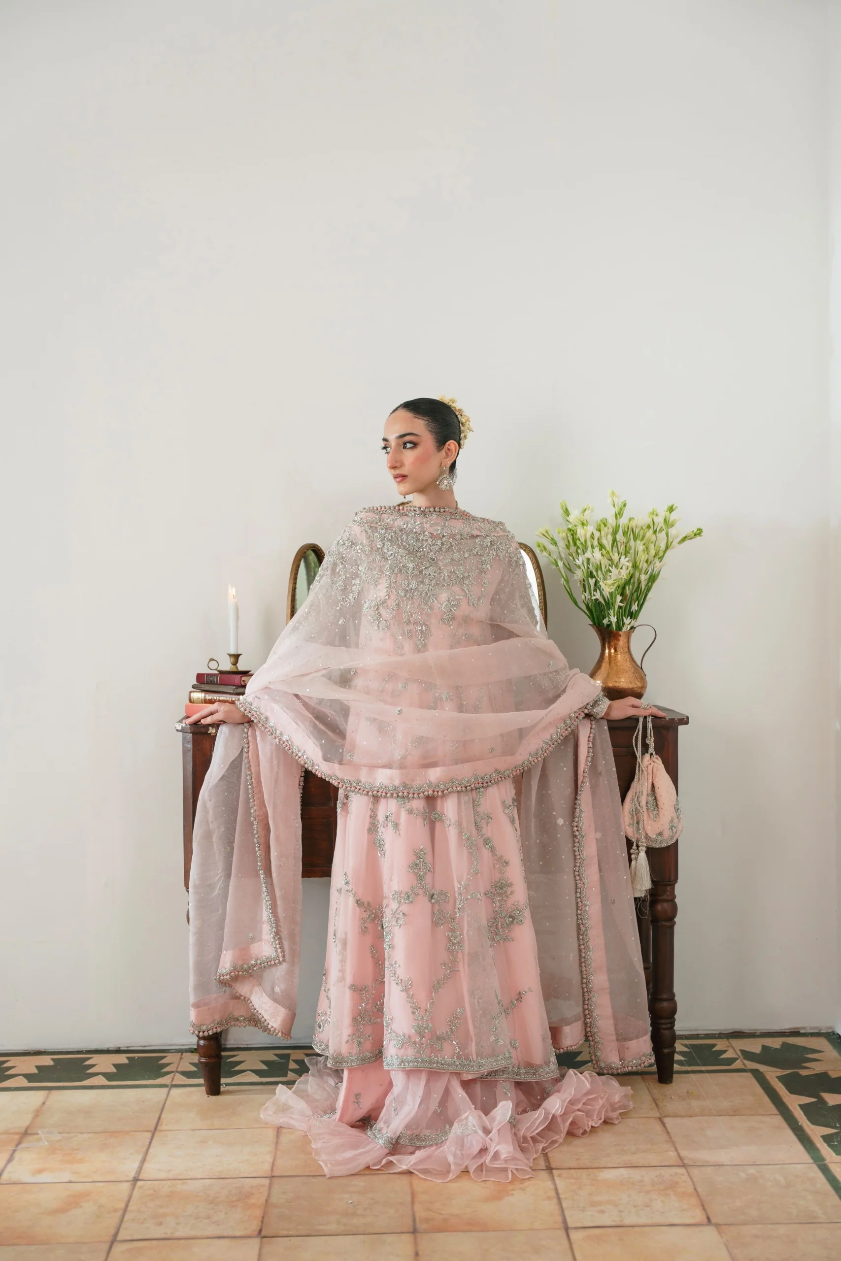 Blush Pink Rashmeen Silver - Image 8