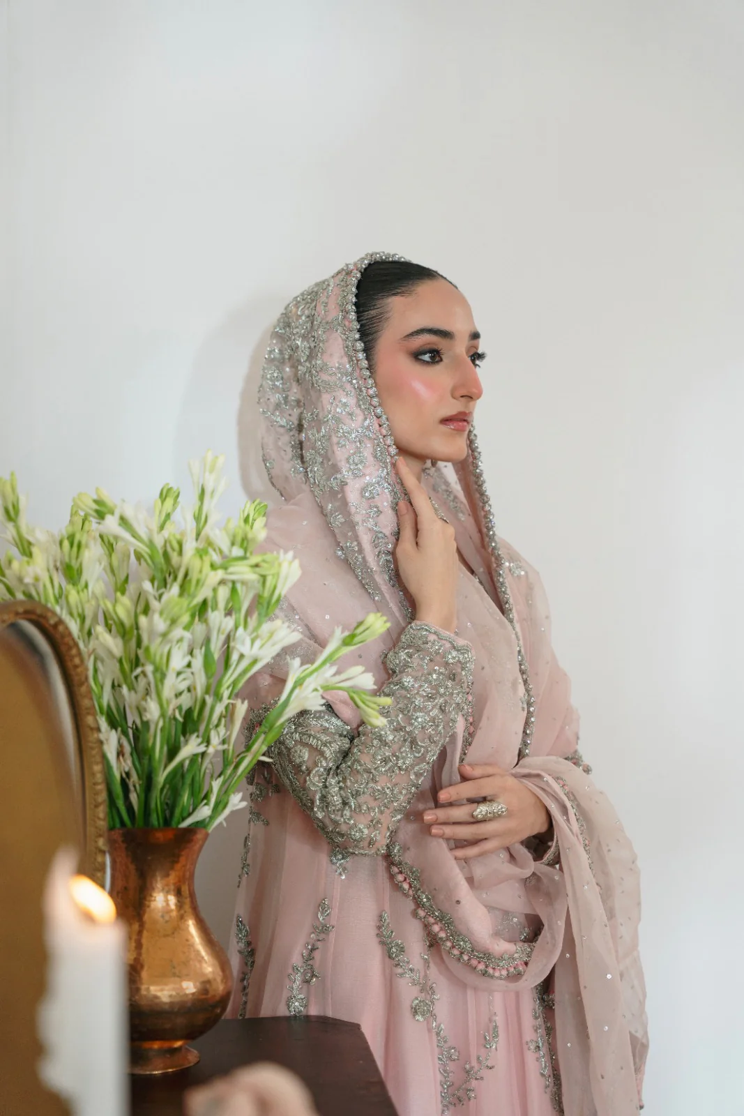 Blush Pink Rashmeen Silver - Image 9