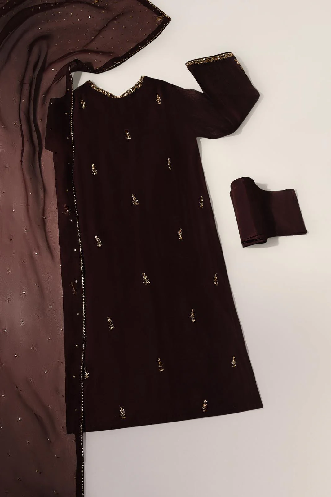 Brown Cotton Net - Image 3