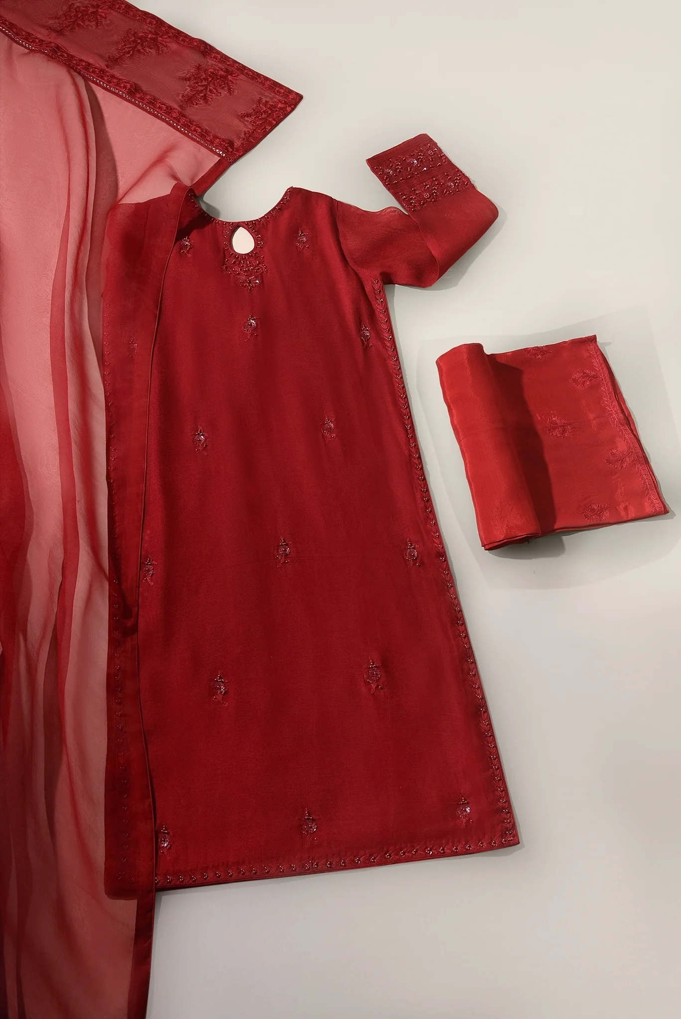 Crimson Embroidered - Image 3