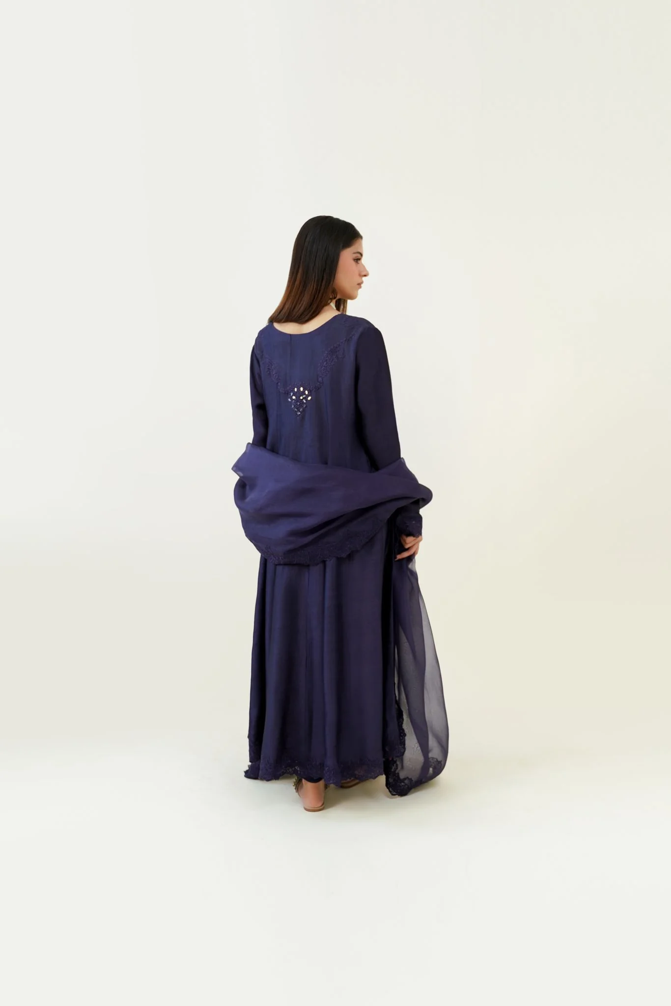 Dark Navy Angrakha - Image 5