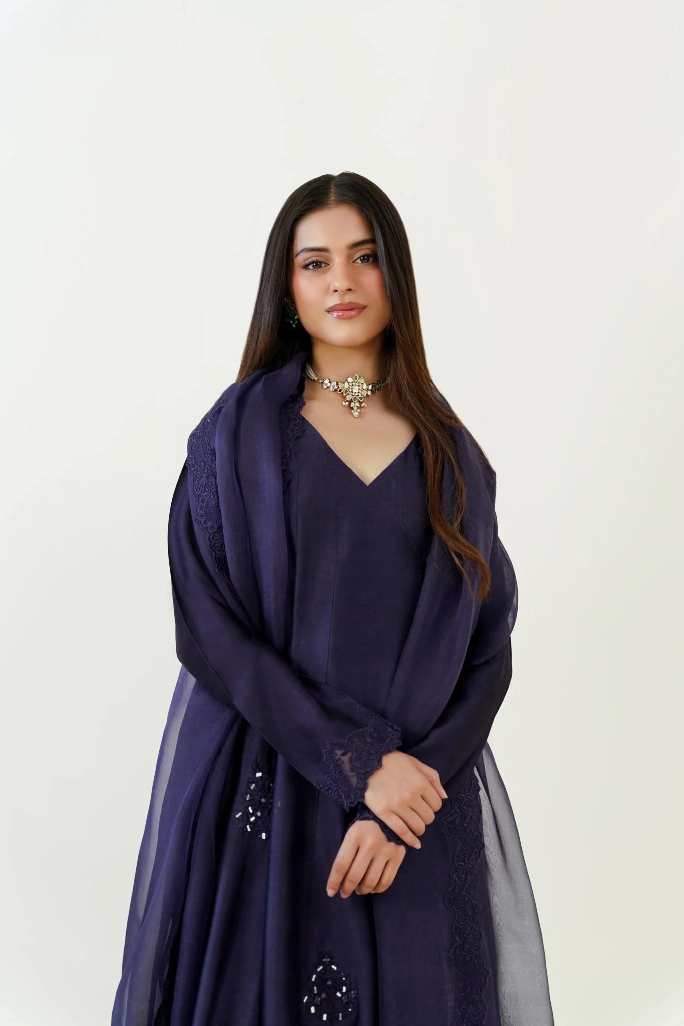 Dark Navy Angrakha - Image 7