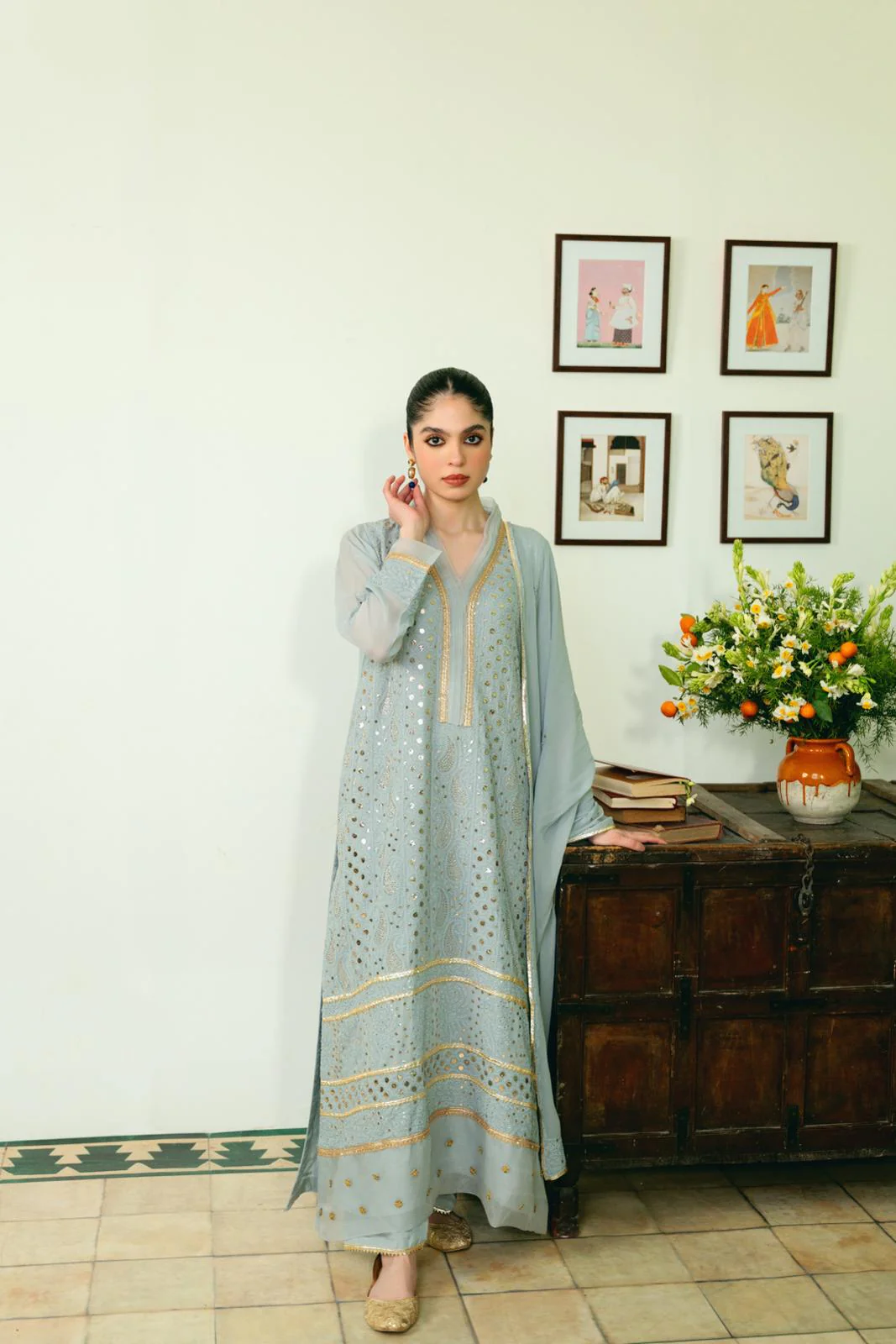 Ice blue Chikan - Image 4