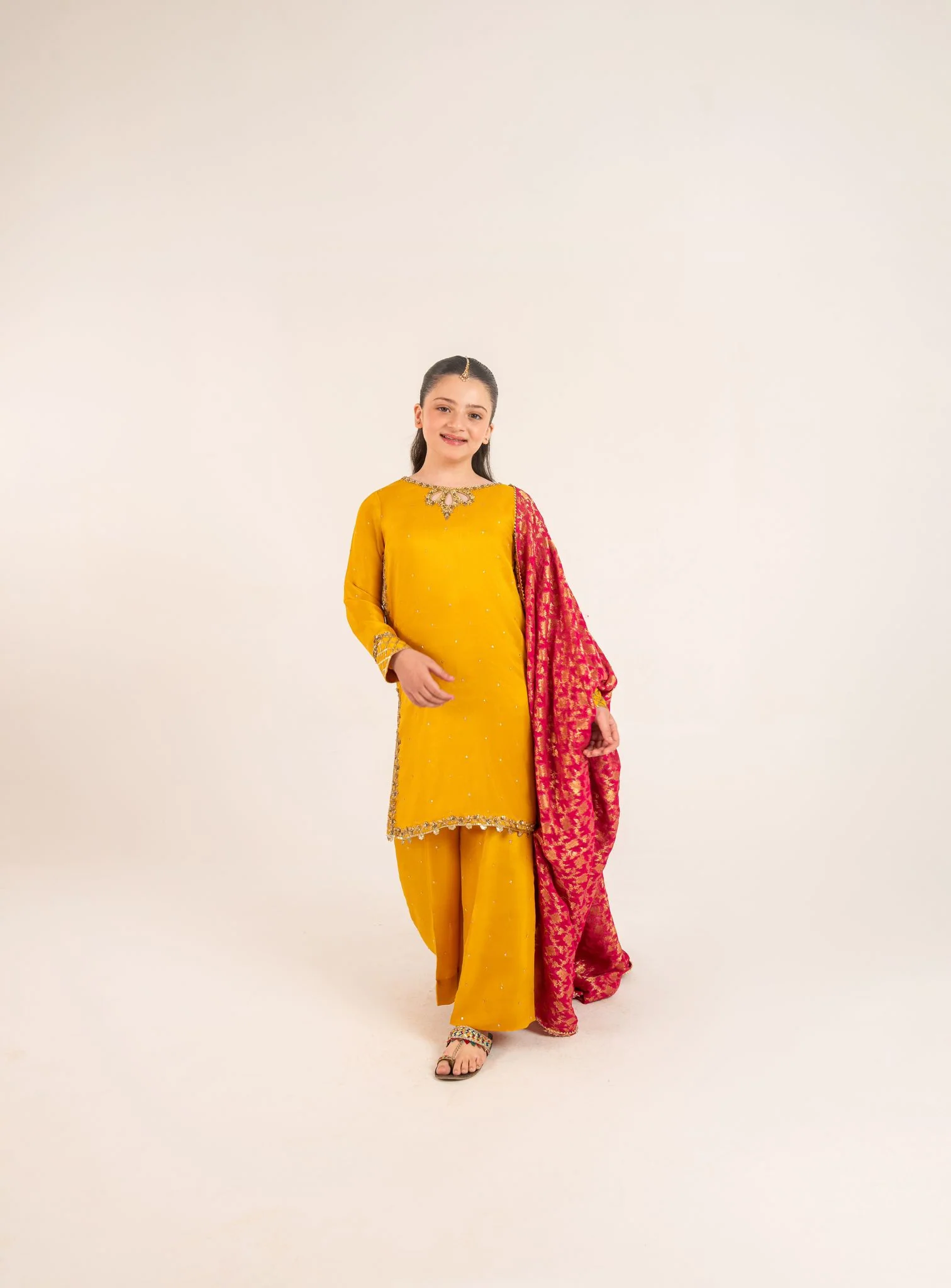 Inaya Mustard Yellow Gotah - K - Image 4