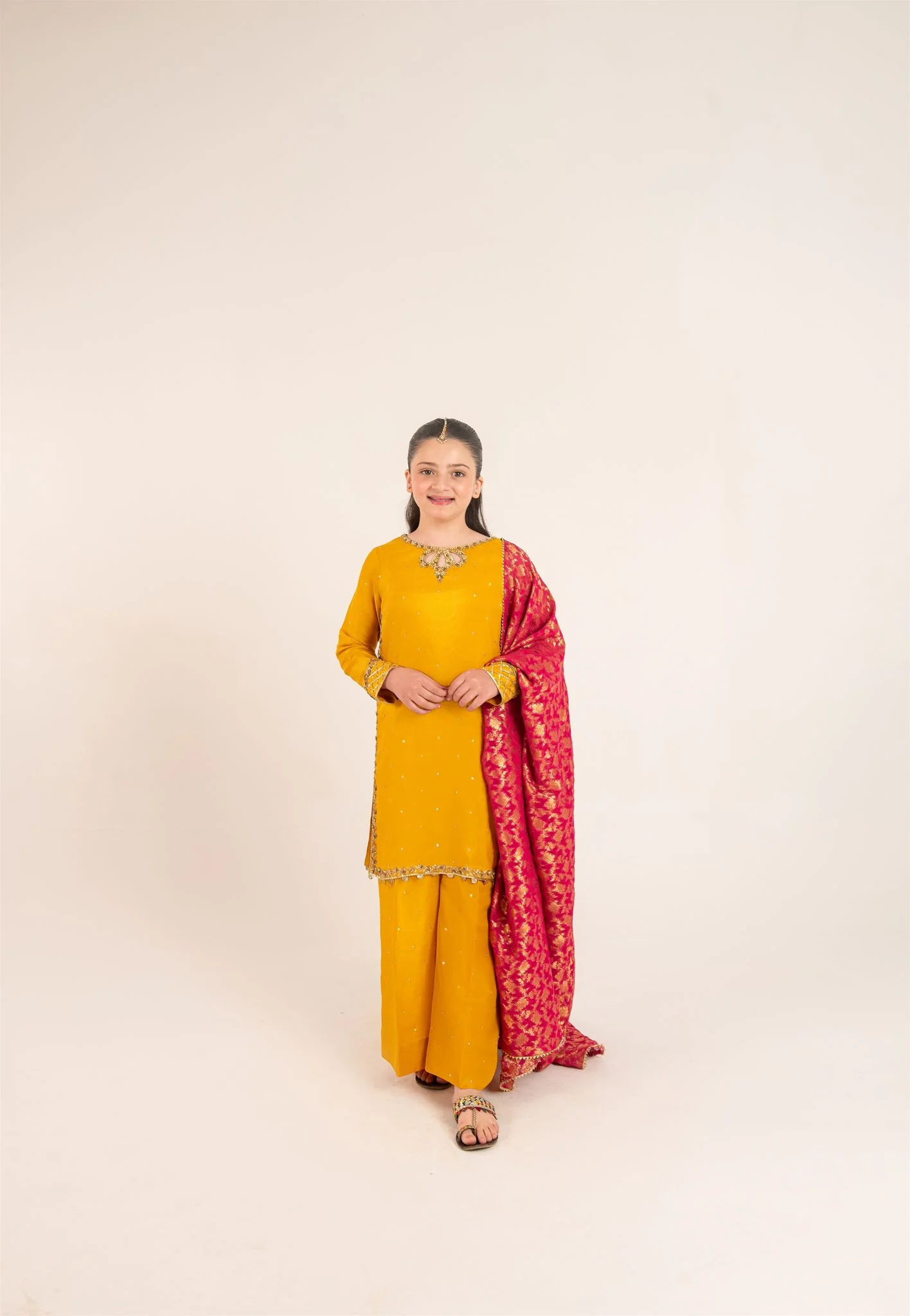 Inaya Mustard Yellow Gotah - K - Image 5