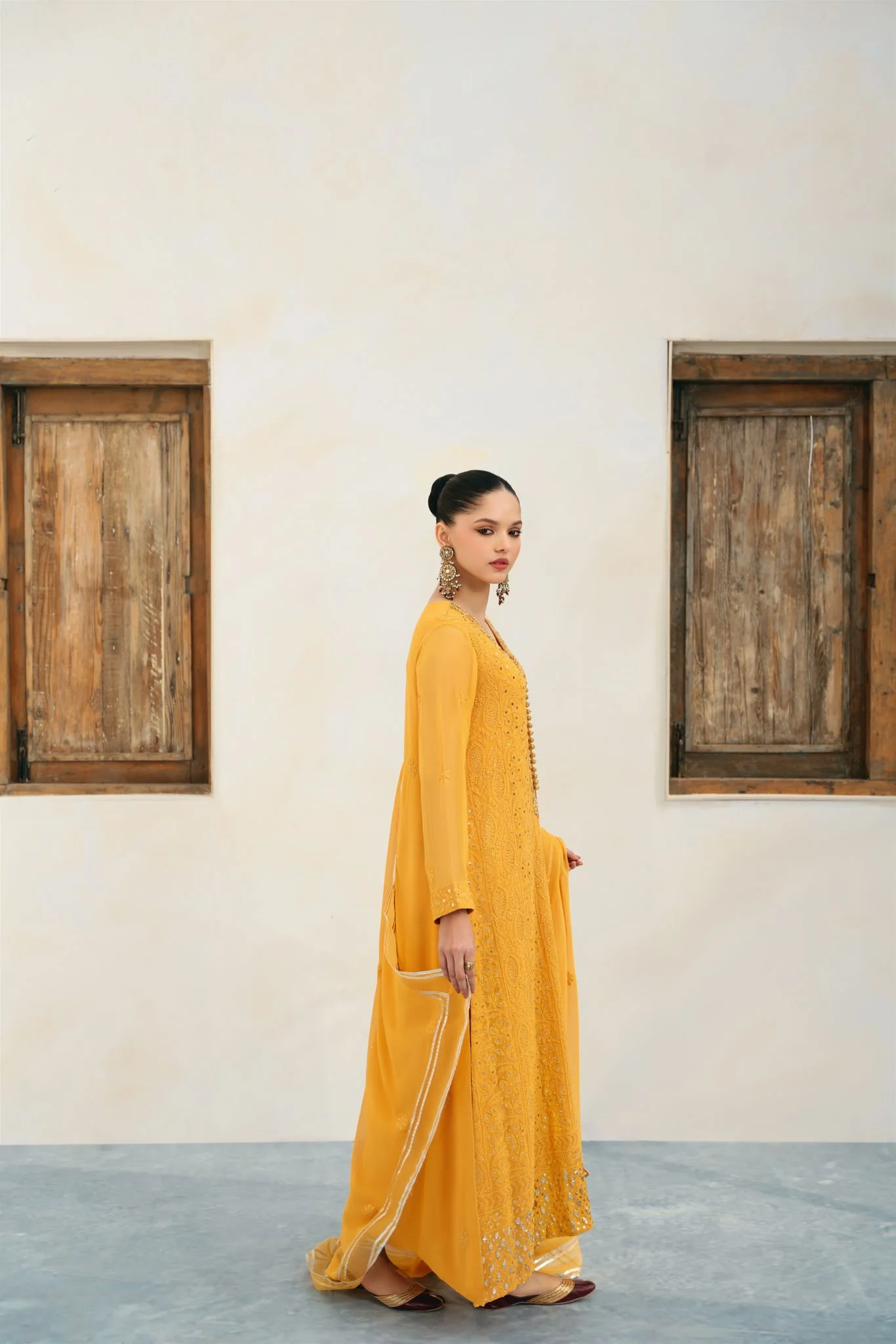 Marigold Chikankari - Image 4