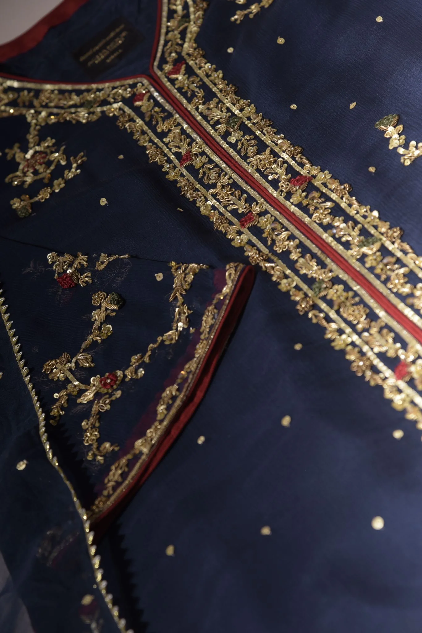 Navy Blue Open Shirt - Image 2