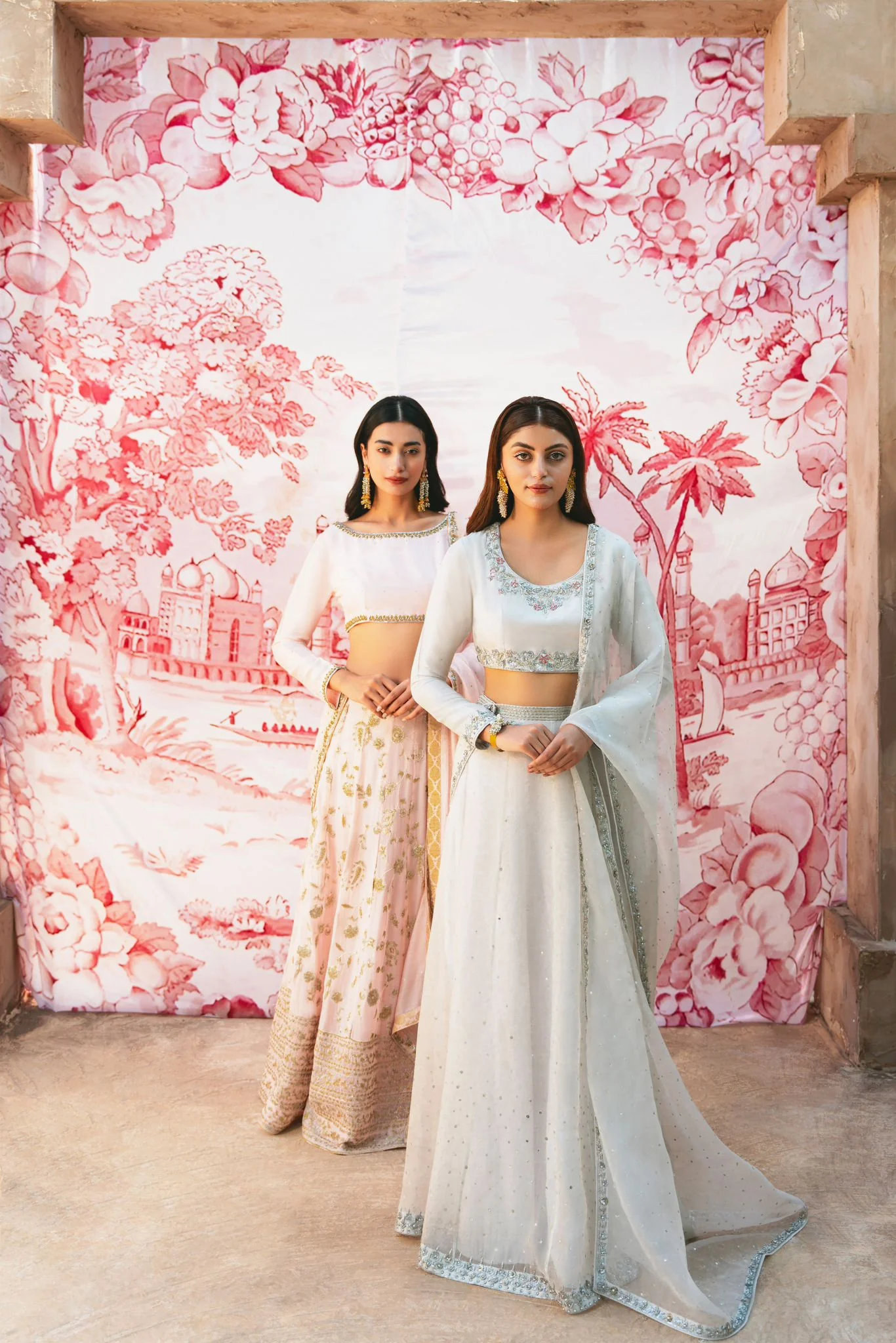 Pastel Pink Sharara Set - Image 3