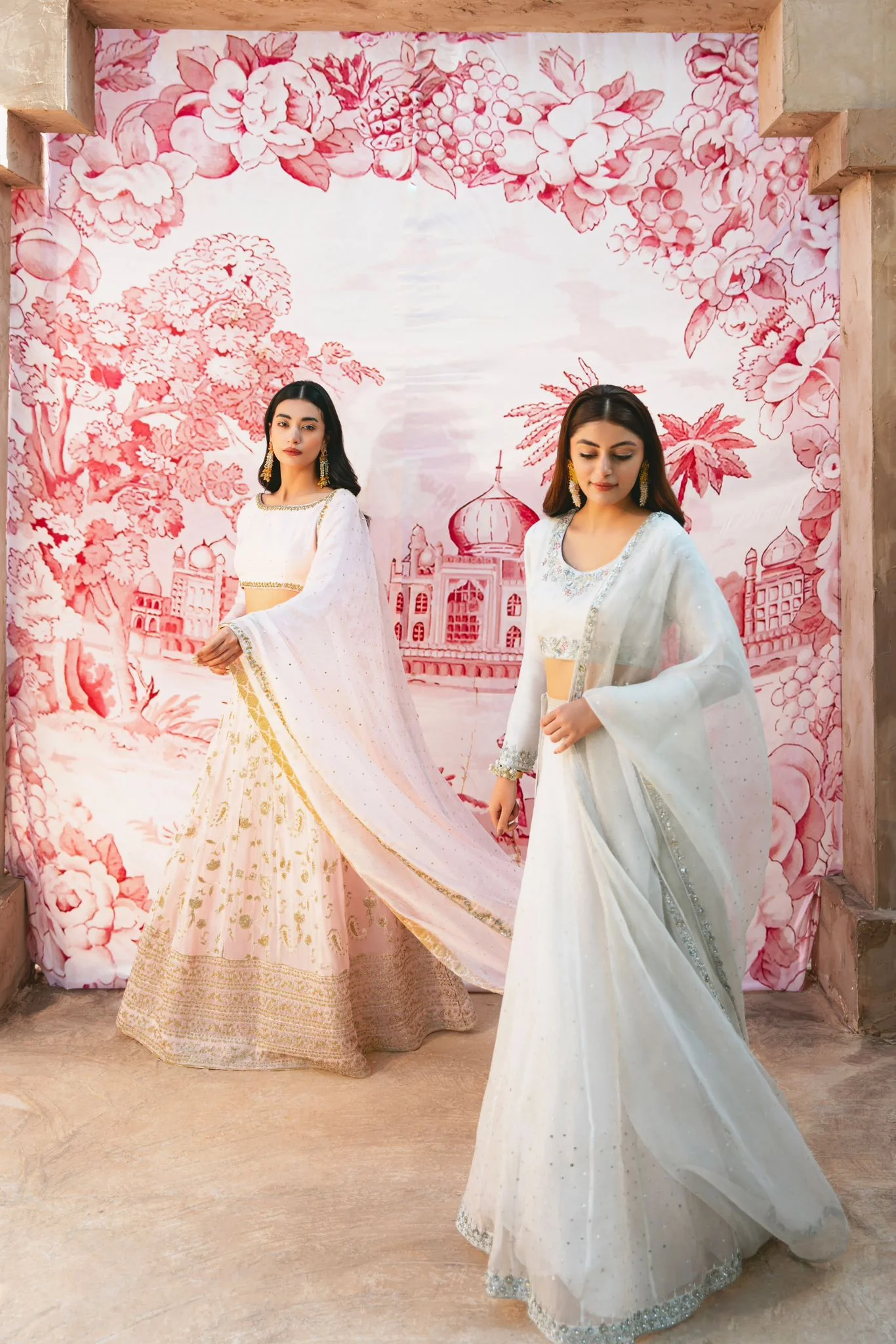 Pastel Pink Sharara Set - Image 4