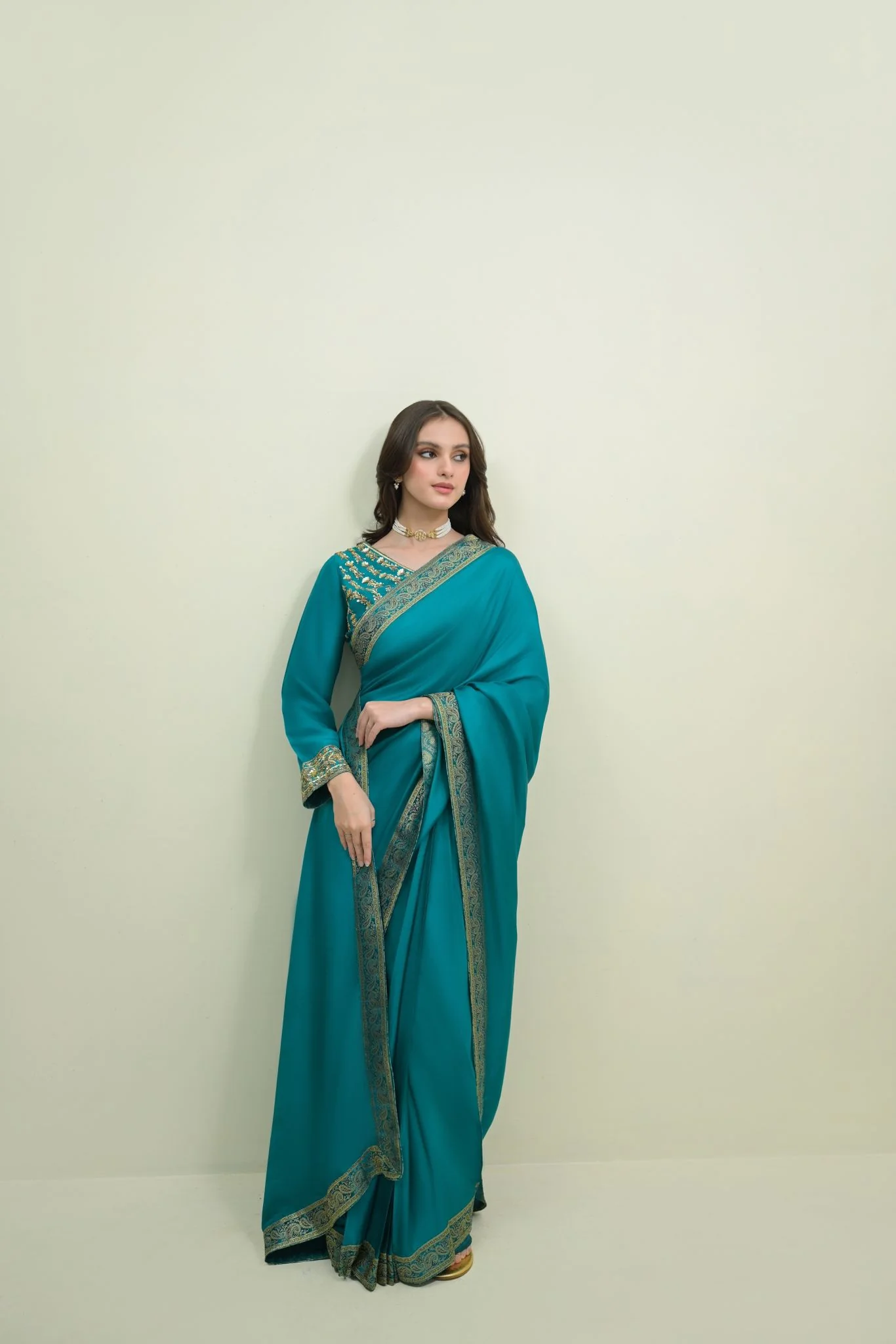 Teal Brocade - Image 2