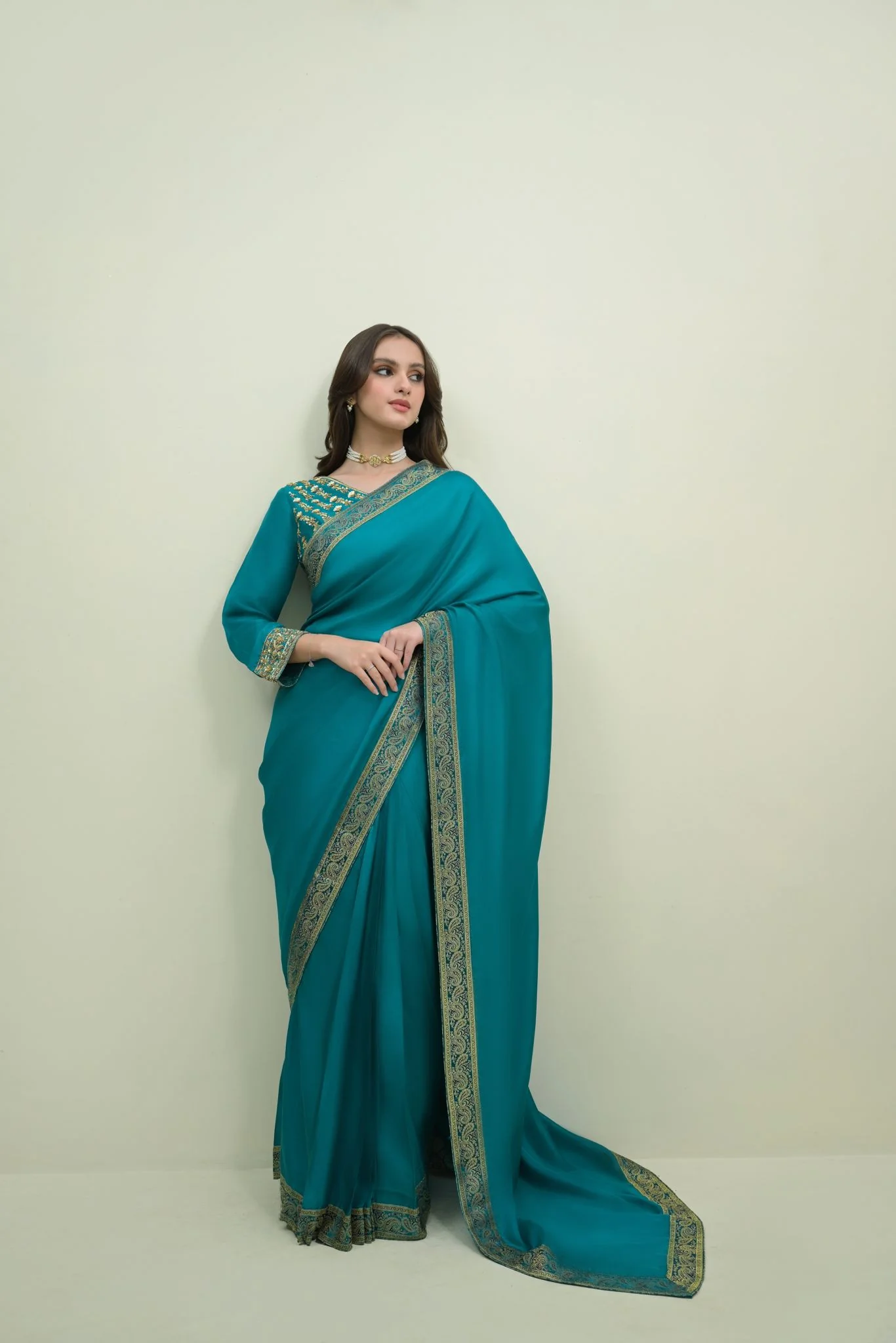 Teal Brocade - Image 3