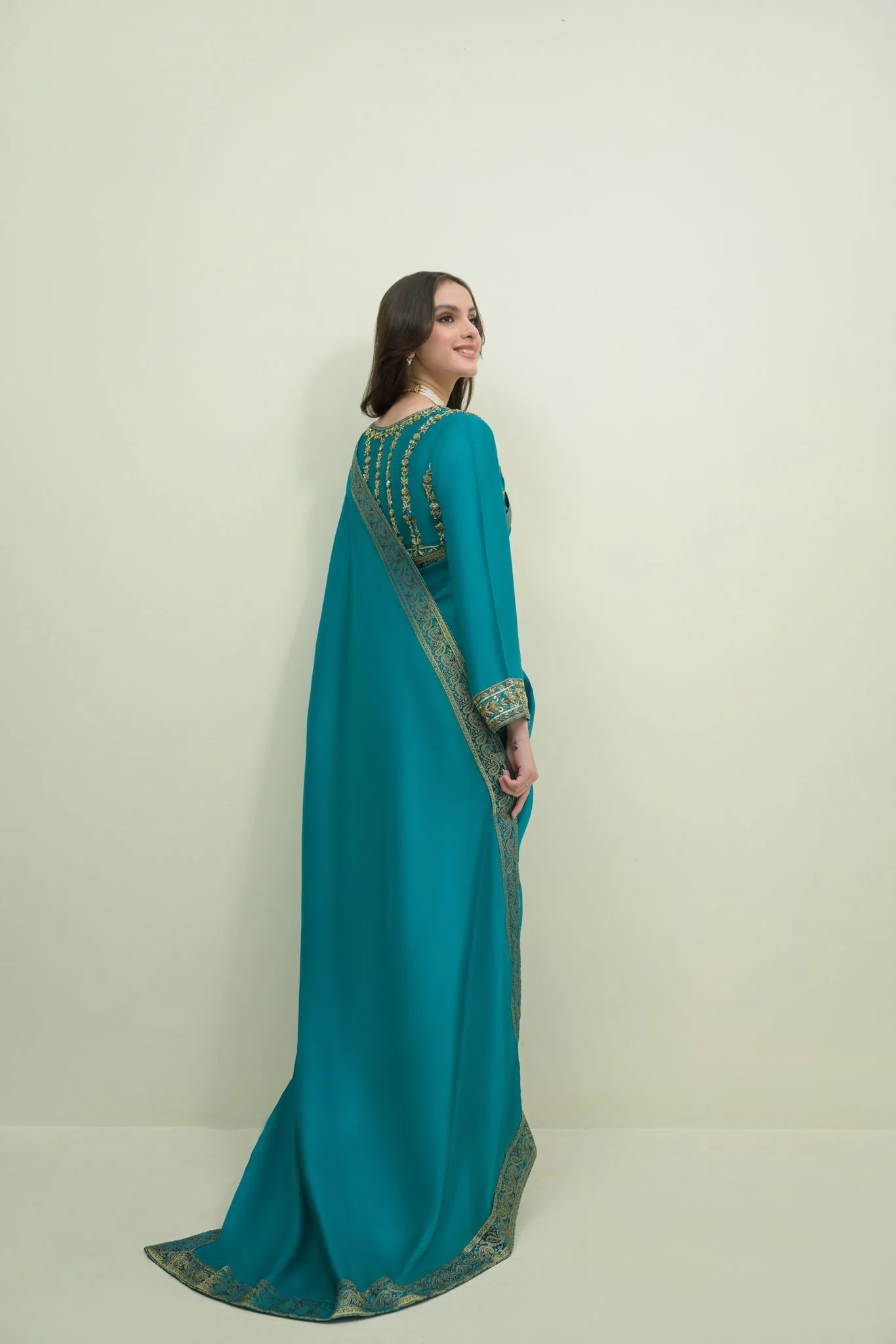 Teal Brocade - Image 5